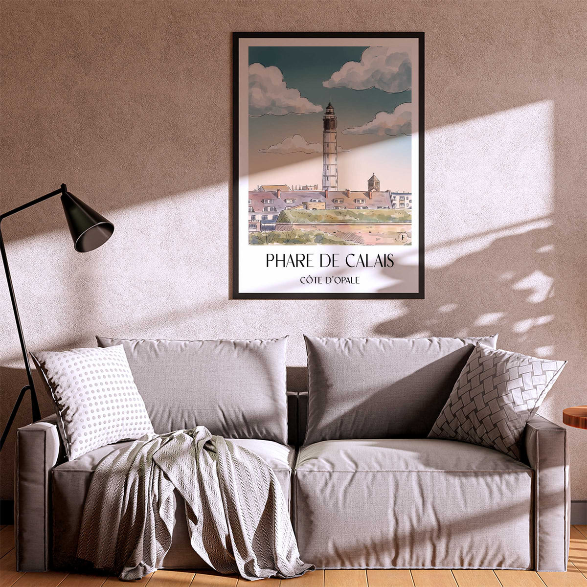 phare-de-calais-côte-d'opale-frankreich-poster-aquarell