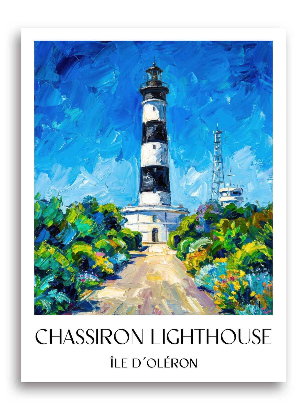 Phare de Chassiron Poster - Île d'Oléron - Frankreich Kunstdruck - Ölgemälde von A4 bis A1 - favplace