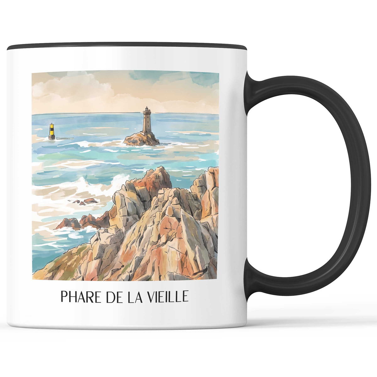phare-de-la-vieille-pointe-du-raz-frankreich-kaffeebecher-aquarell
