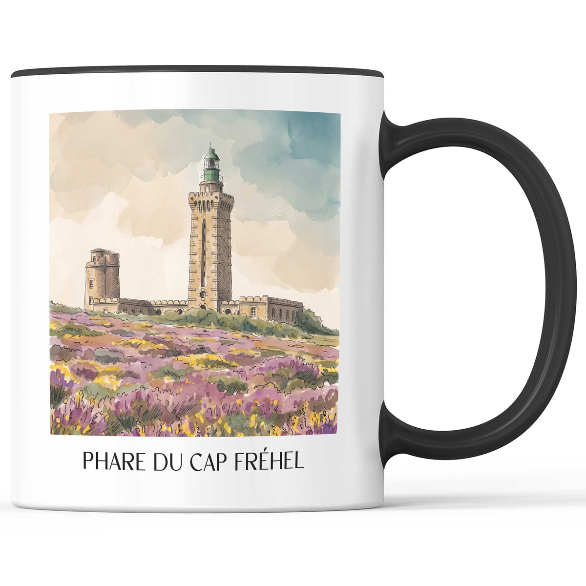phare-du-cap-fréhel-côte-d'émeraude-frankreich-kaffeebecher-aquarell