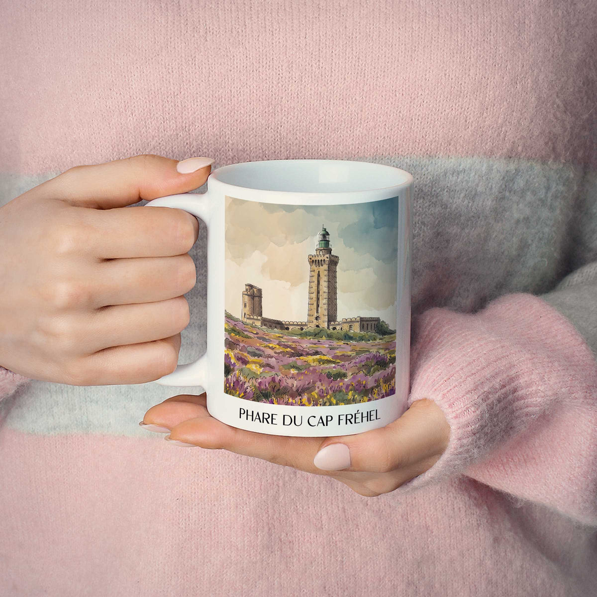 phare-du-cap-fréhel-côte-d'émeraude-frankreich-kaffeebecher-aquarell