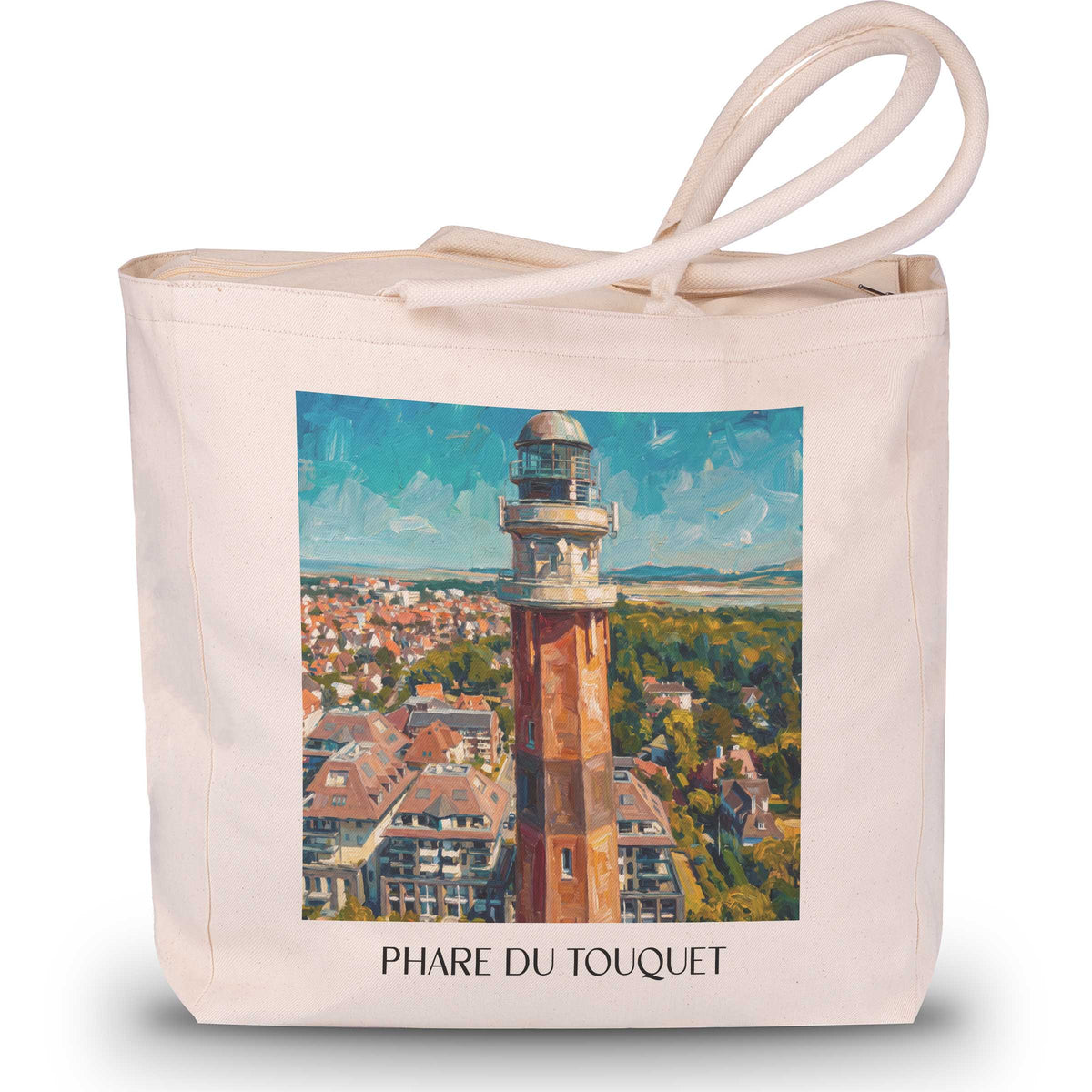 phare-du-touquet-le-touquet-paris-plage-frankreich-einkaufstasche-oil-painting-oelgemaelde