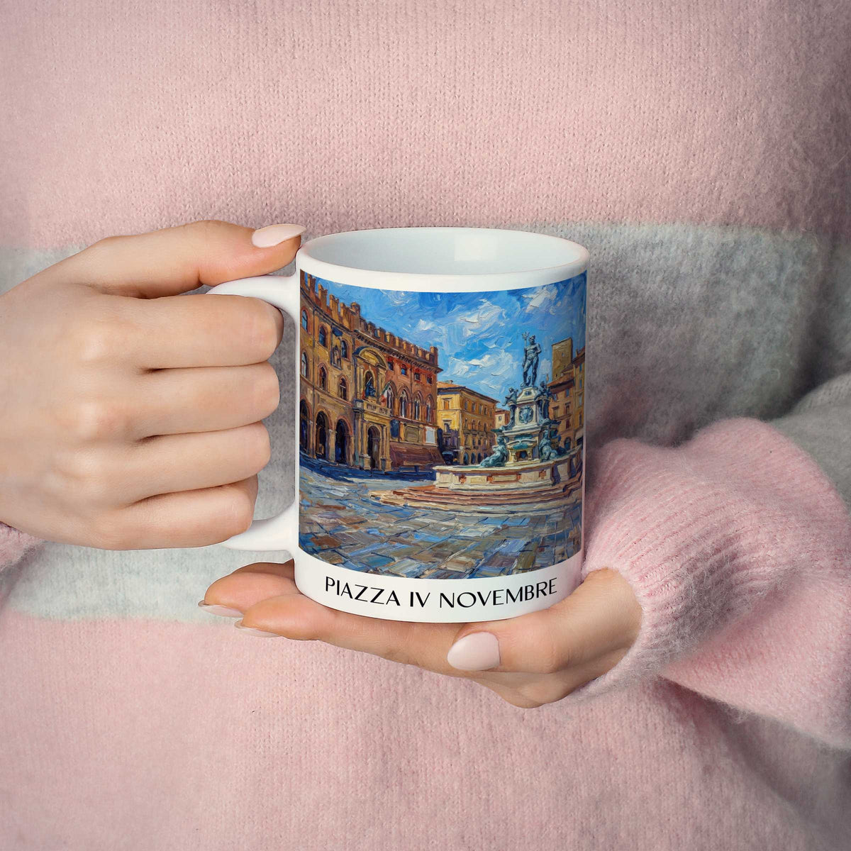 piazza-iv-novembre-perugia-italien-kaffeebecher-oil-painting-oelgemaelde
