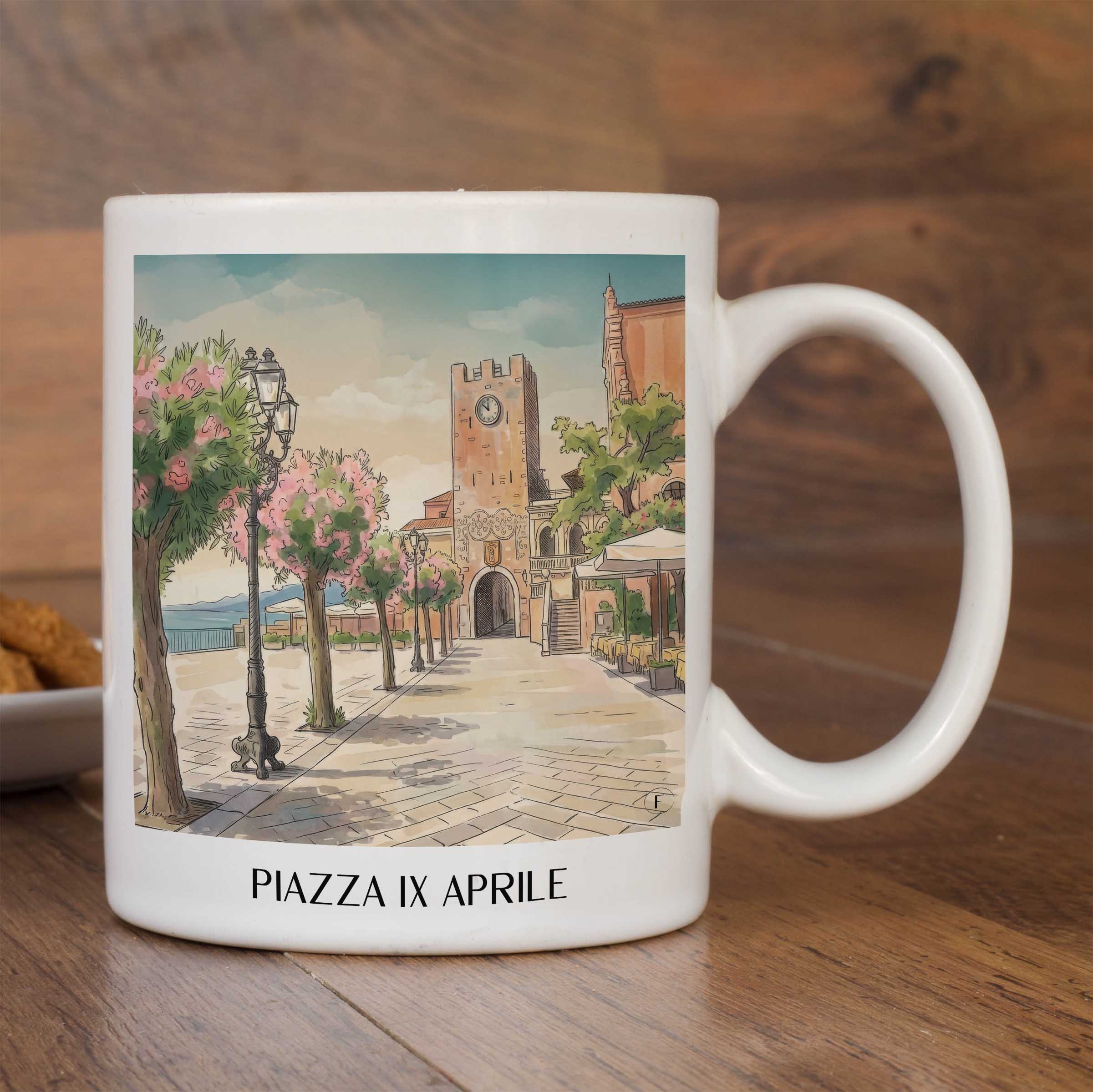 piazza-ix-aprile-taormina-italien-kaffeebecher-aquarell