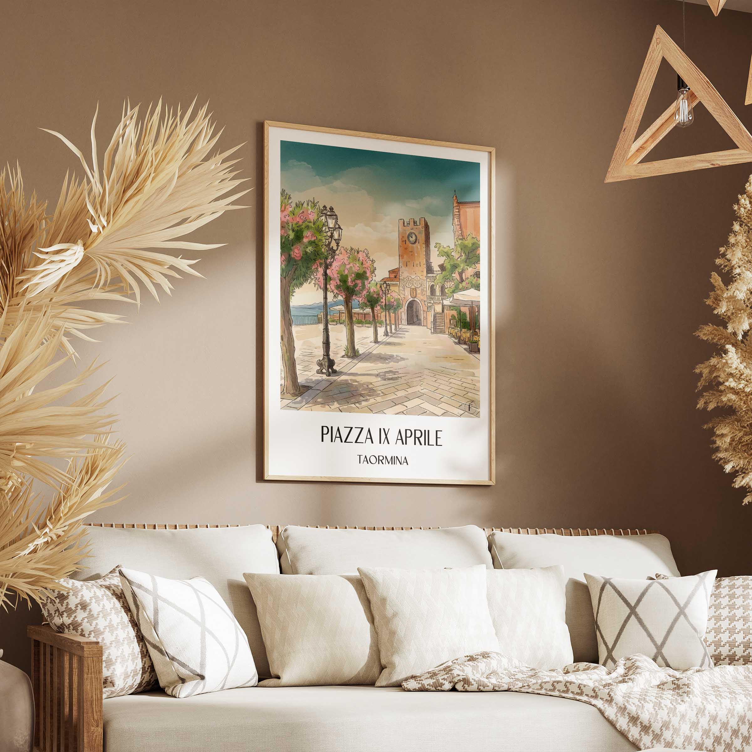 piazza-ix-aprile-taormina-italien-poster-aquarell