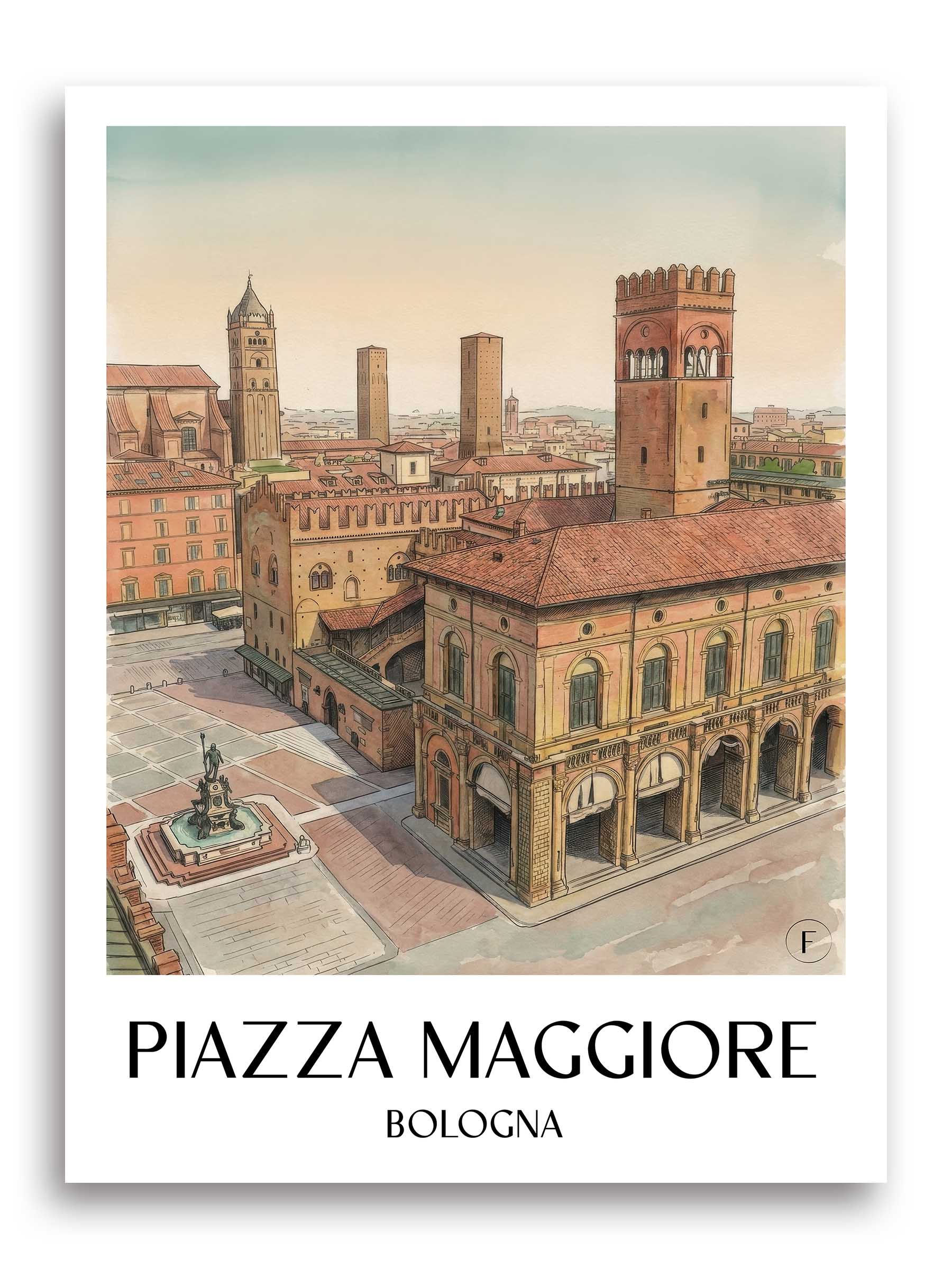 piazza-maggiore-bologna-italien-poster-aquarell