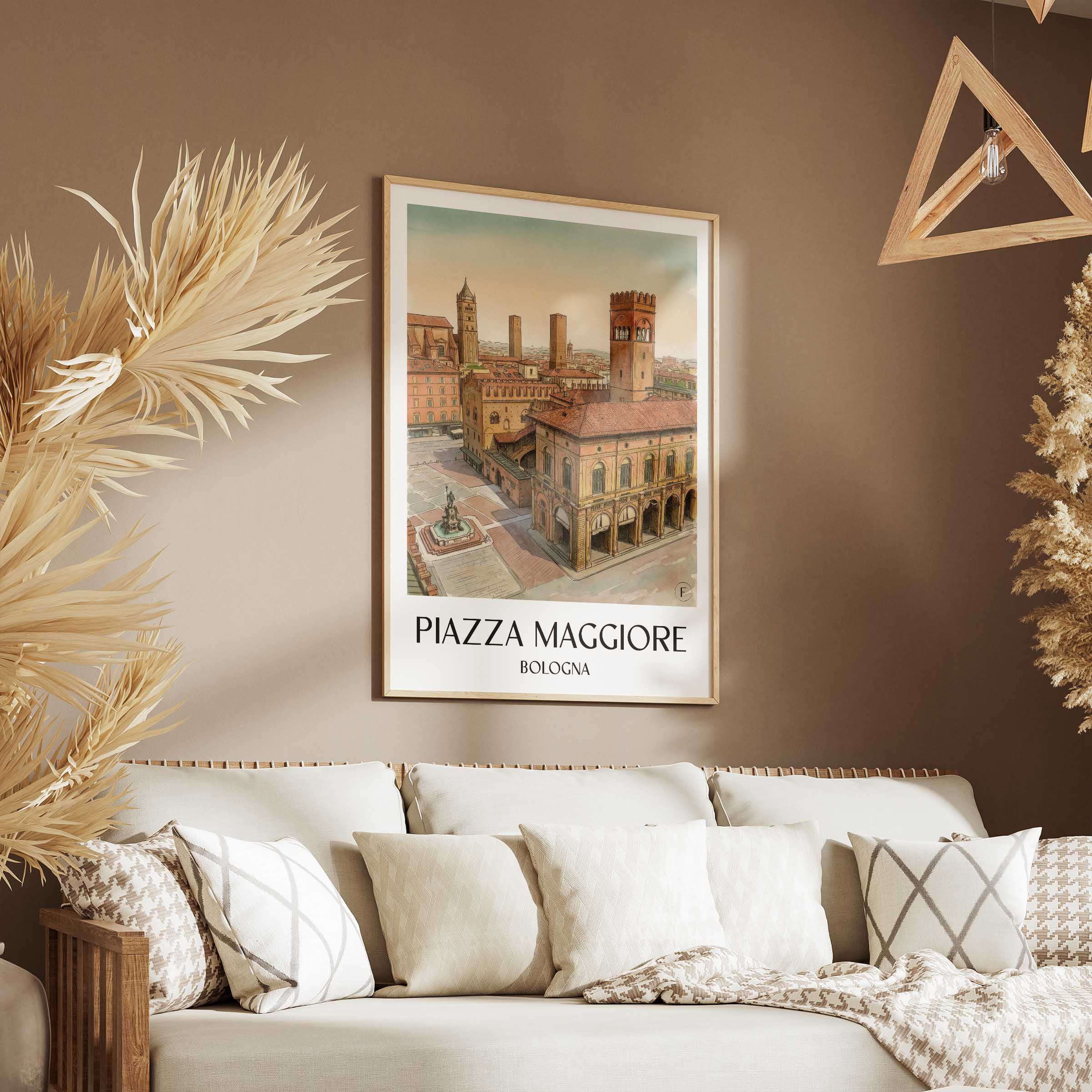 piazza-maggiore-bologna-italien-poster-aquarell