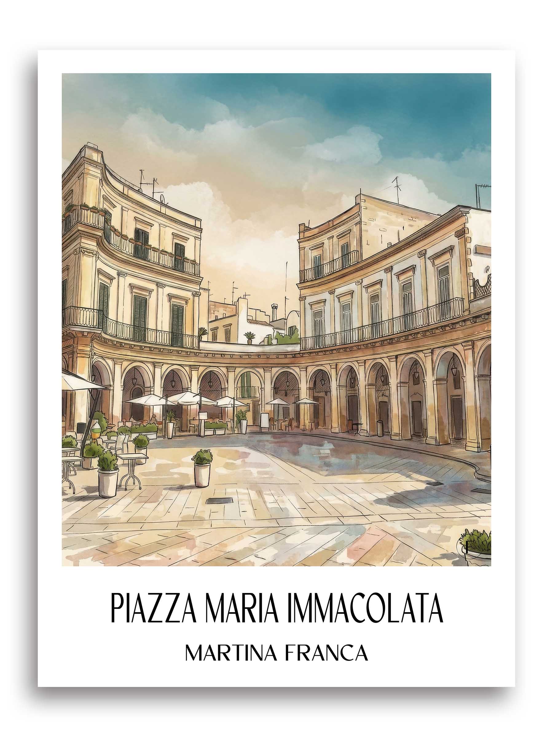 piazza-maria-immacolata-martina-franca-italien-poster-aquarell