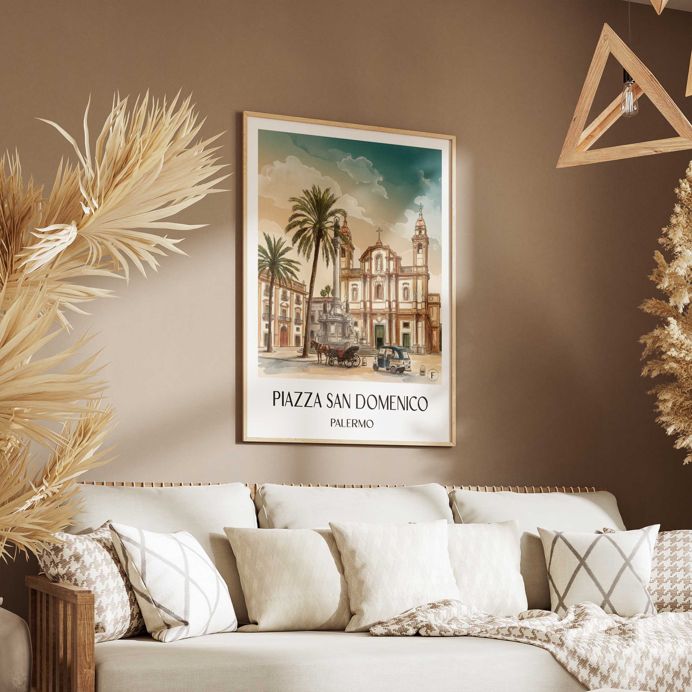 piazza-san-domenico--palermo-italien-poster-aquarell