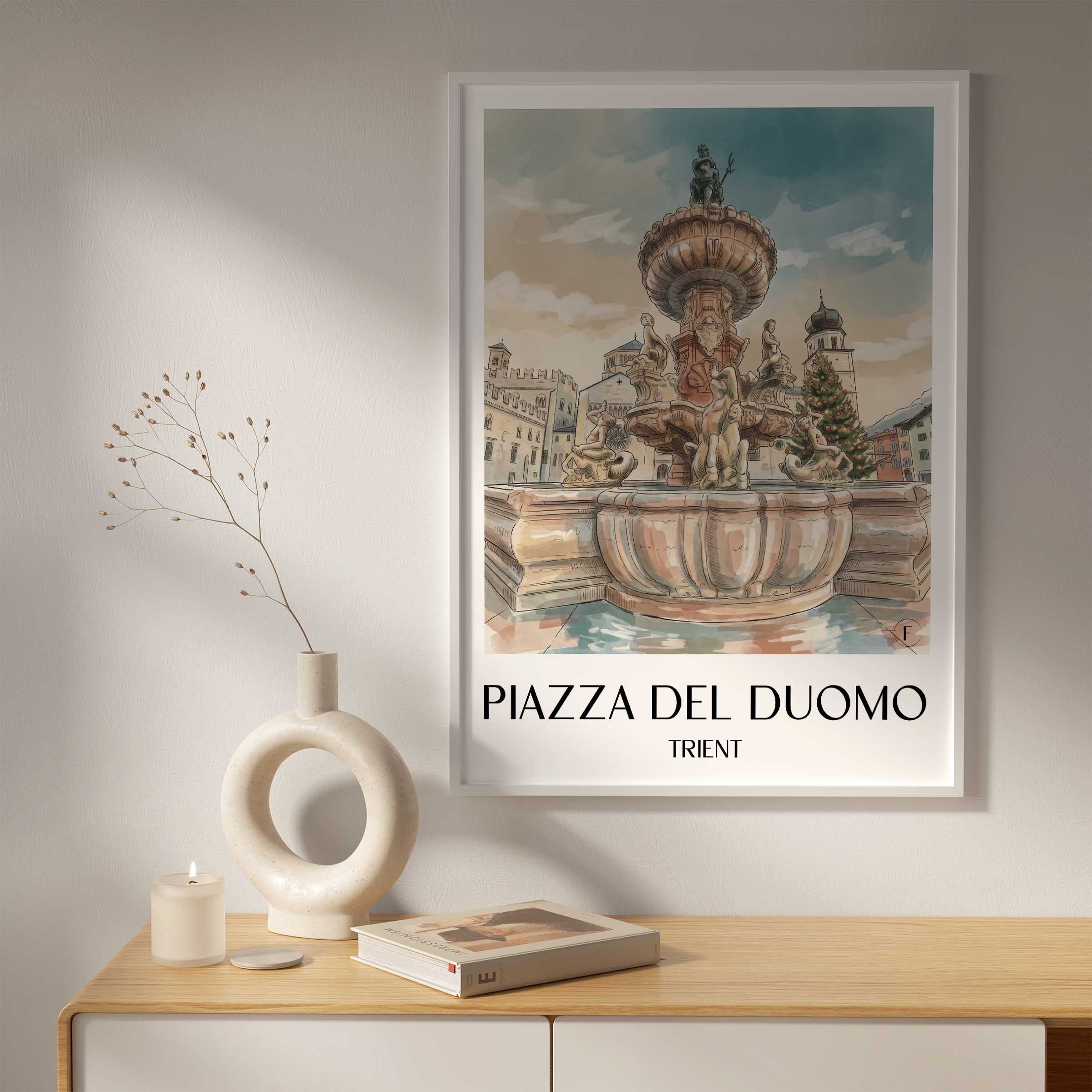 piazza-del-duomo-trient-italien-poster-aquarell