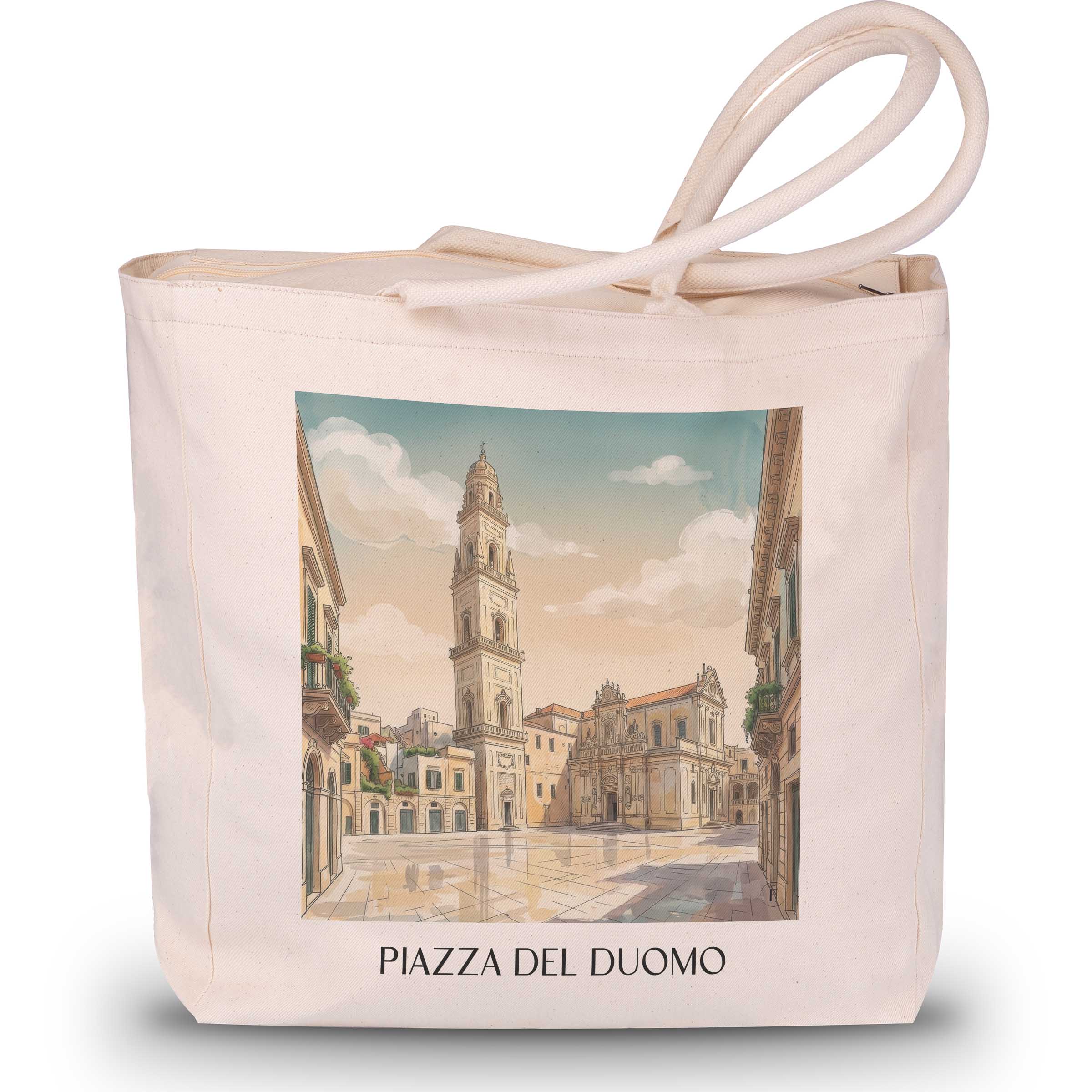 piazza-del-duomo-lecce-italien-einkaufstasche-aquarell