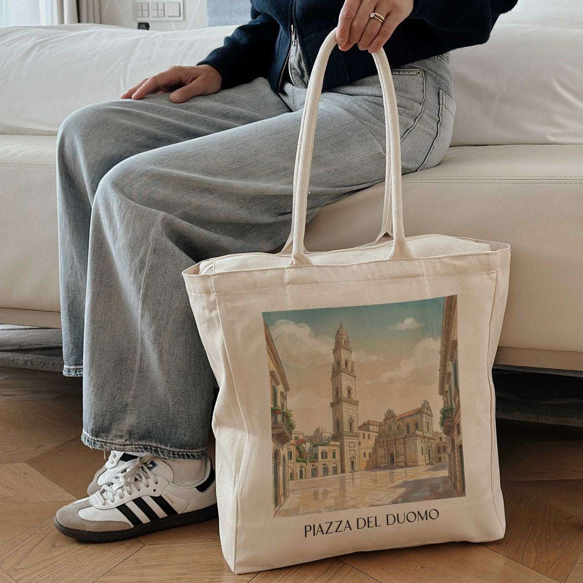piazza-del-duomo-lecce-italien-einkaufstasche-aquarell