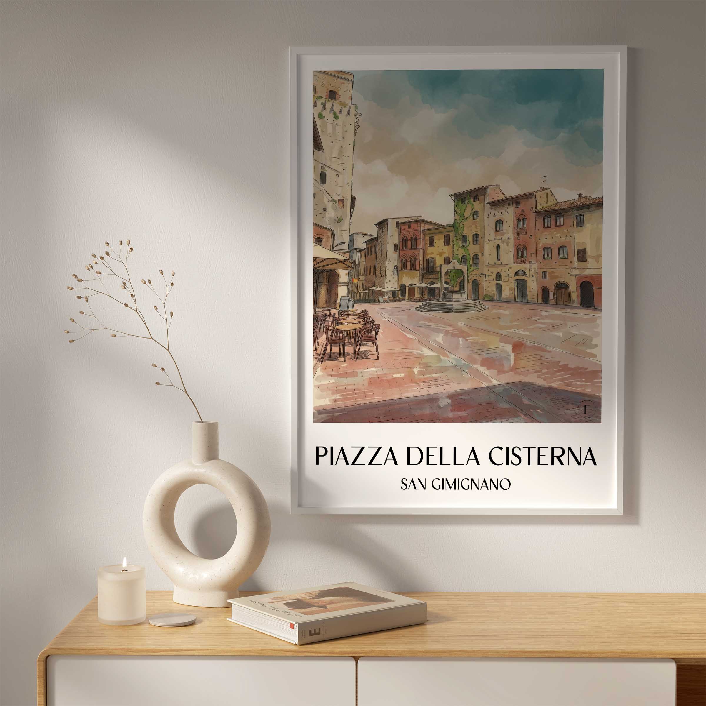piazza-della-cisterna-san-gimignano-italien-poster-aquarell