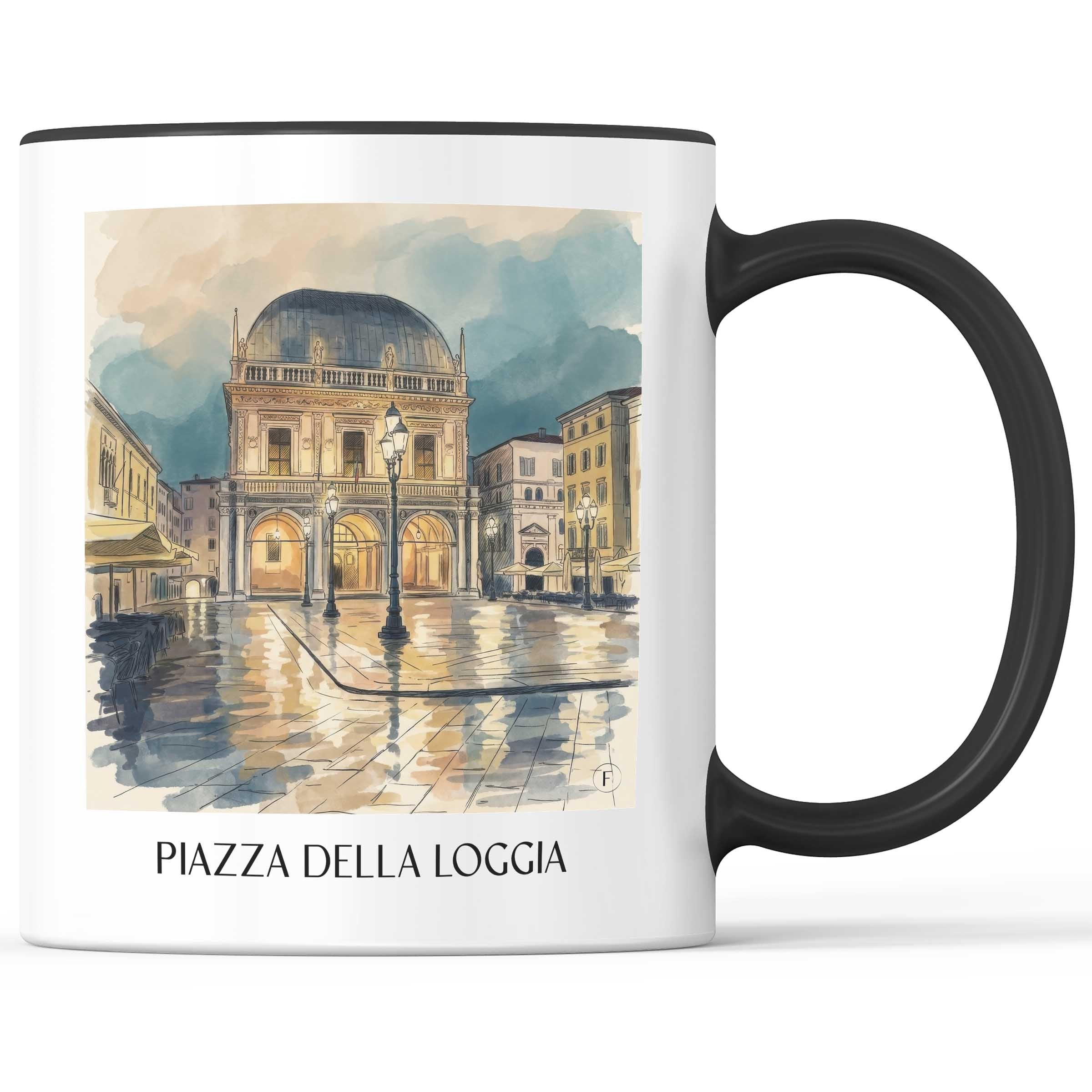 piazza-della-loggia-brescia-italien-kaffeebecher-aquarell