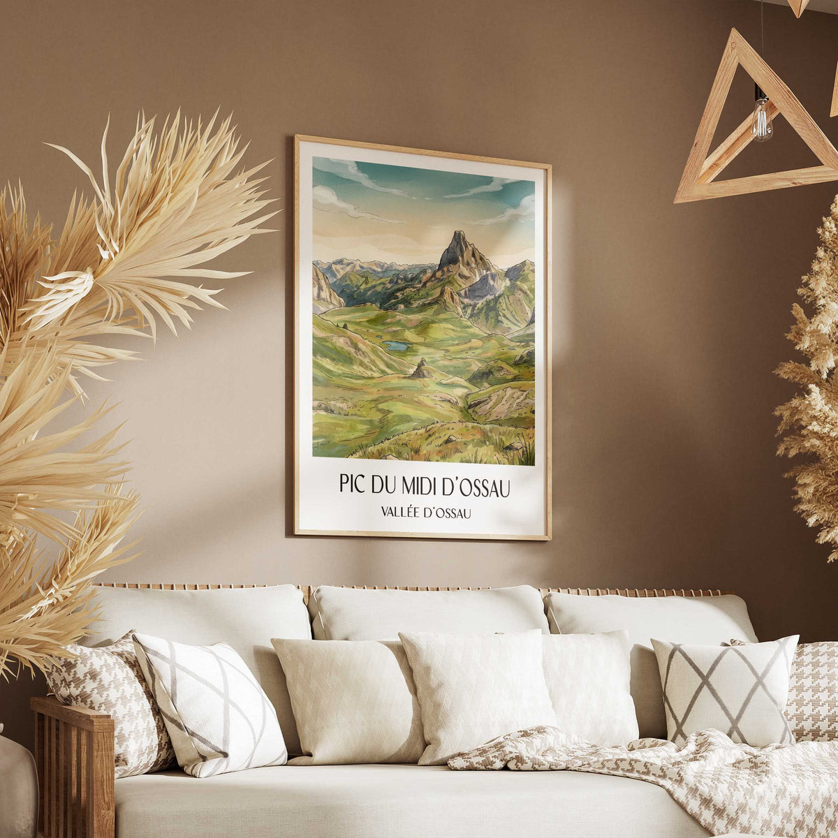 pic-du-midi-d'ossau-vallée-d'ossau-frankreich-poster-aquarell