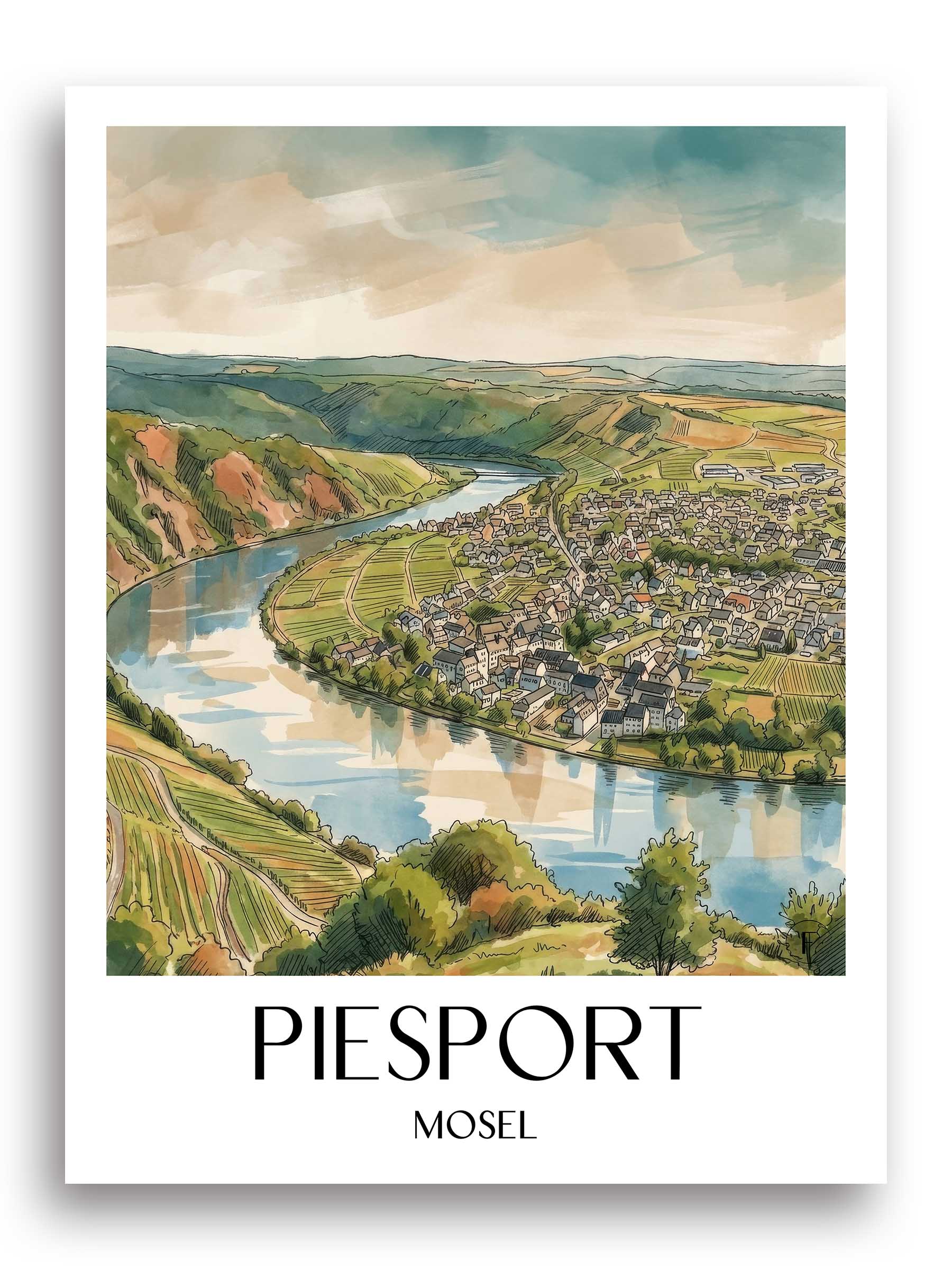 piesport-mosel-deutschland-poster-aquarell