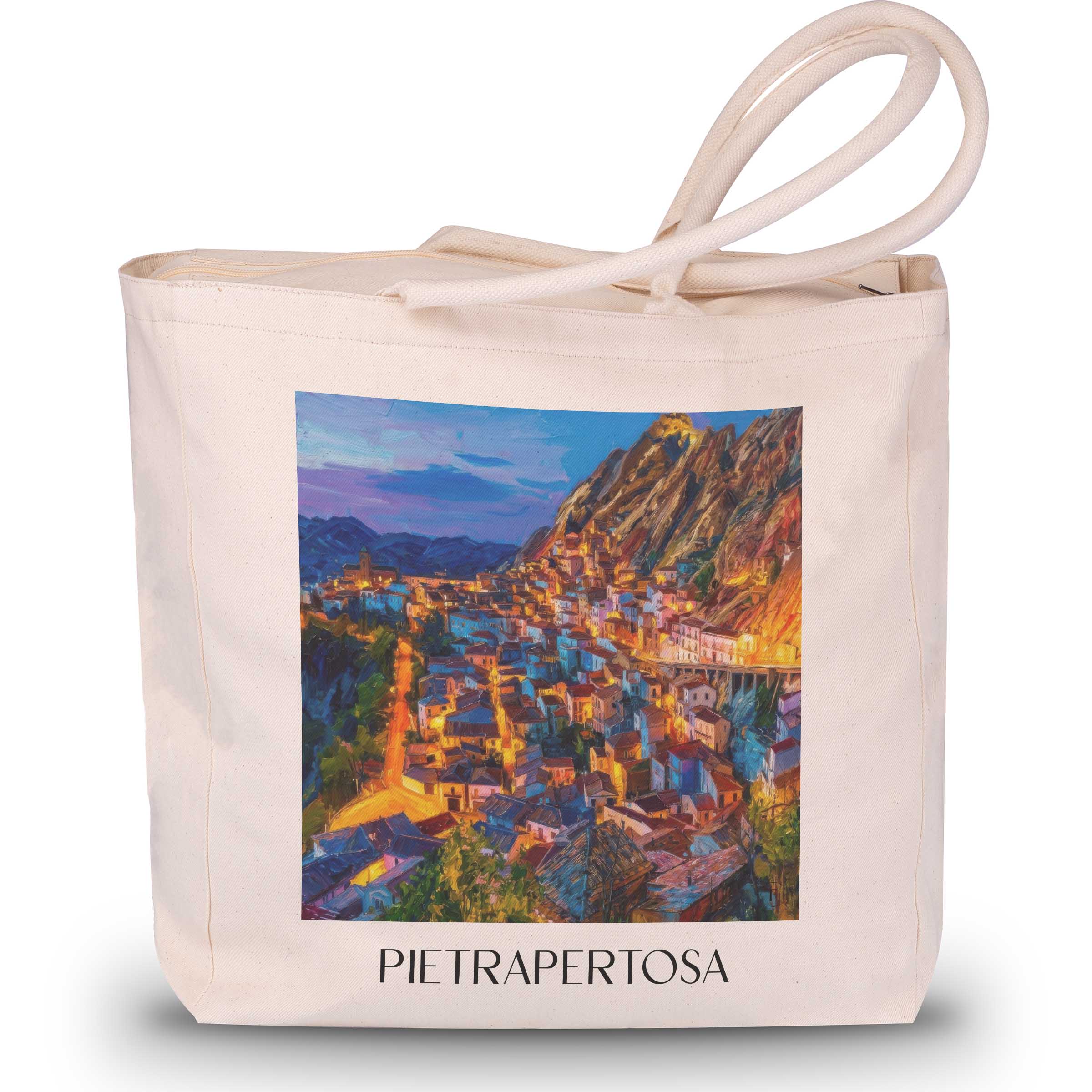 pietrapertosa-basilikata-italien-einkaufstasche-oil-painting-oelgemaelde