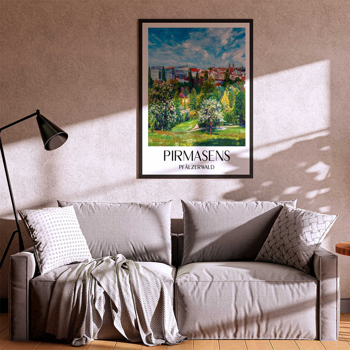 pirmasens-pfälzerwald-deutschland-poster-oil-painting-oelgemaelde