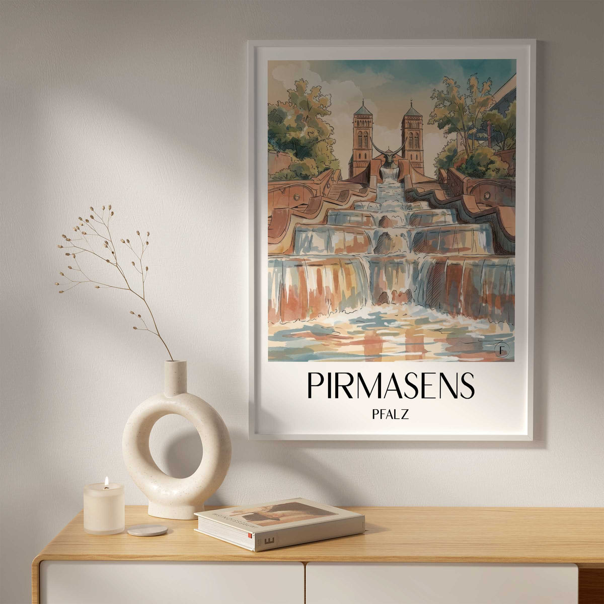 pirmasens-pfalz-deutschland-poster-aquarell