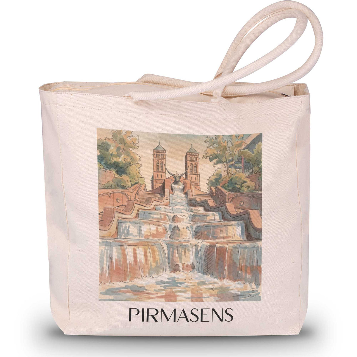 pirmasens-pfalz-deutschland-einkaufstasche-aquarell