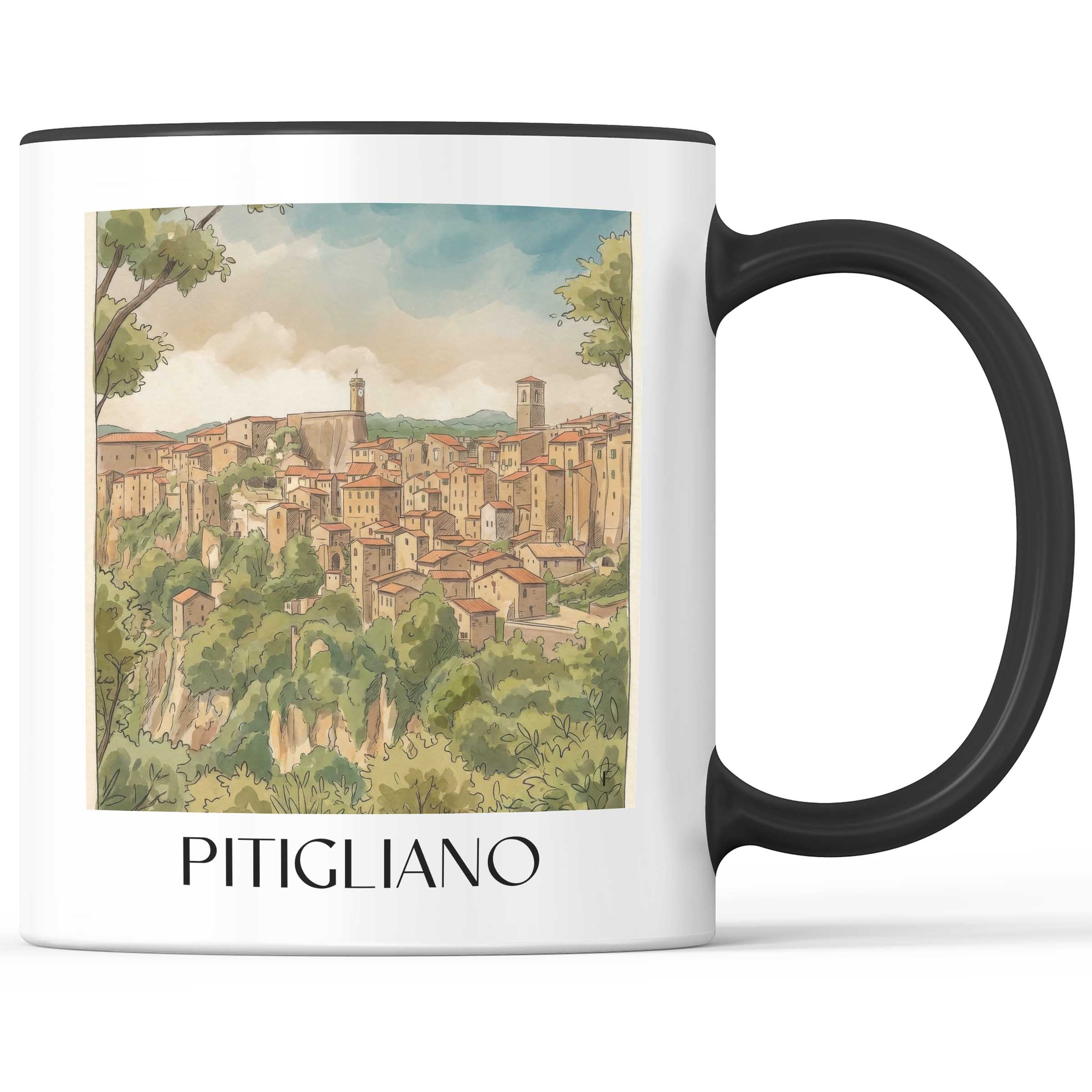 pitigliano-toskana-italien-kaffeebecher-aquarell