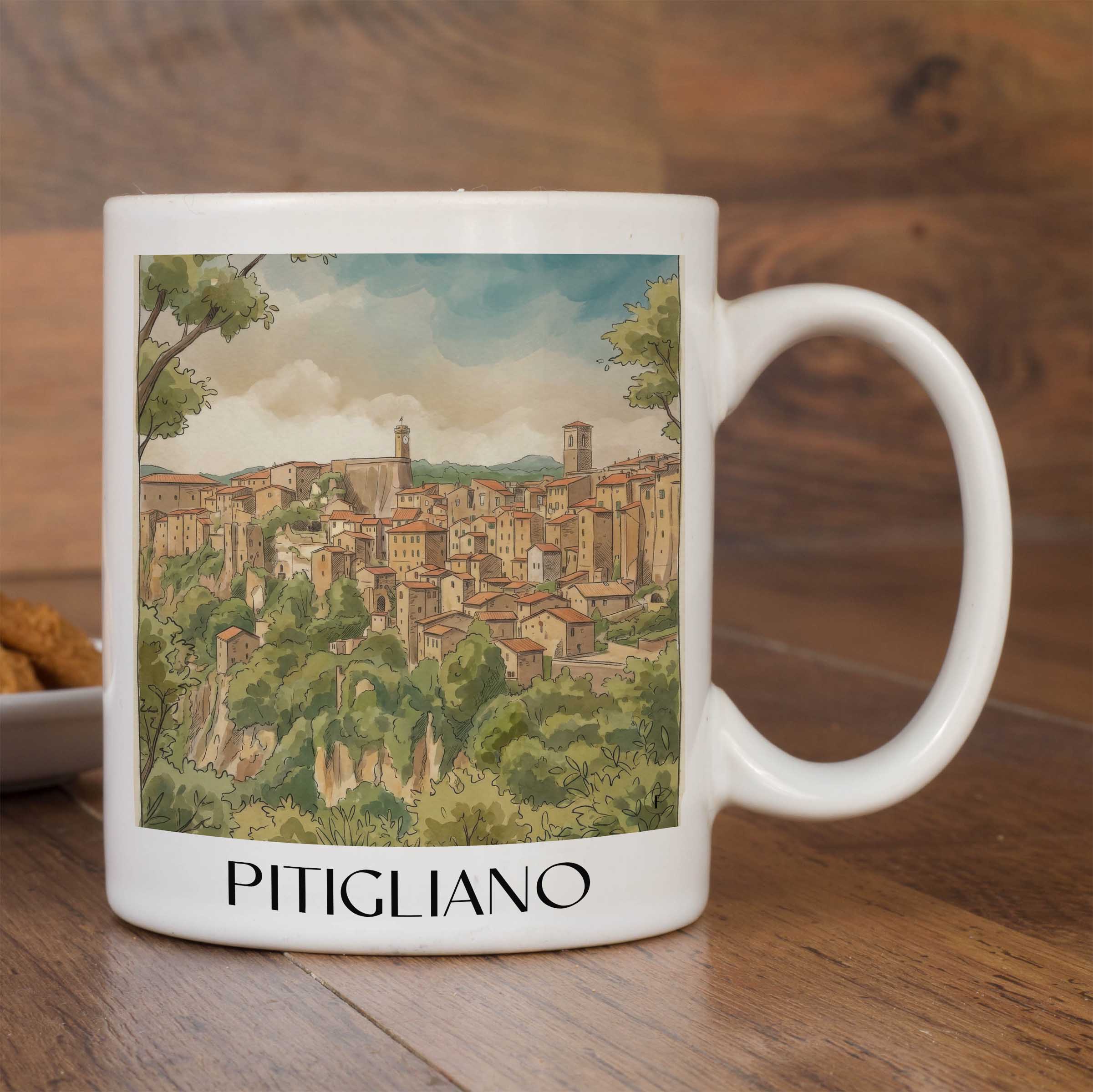 pitigliano-toskana-italien-kaffeebecher-aquarell