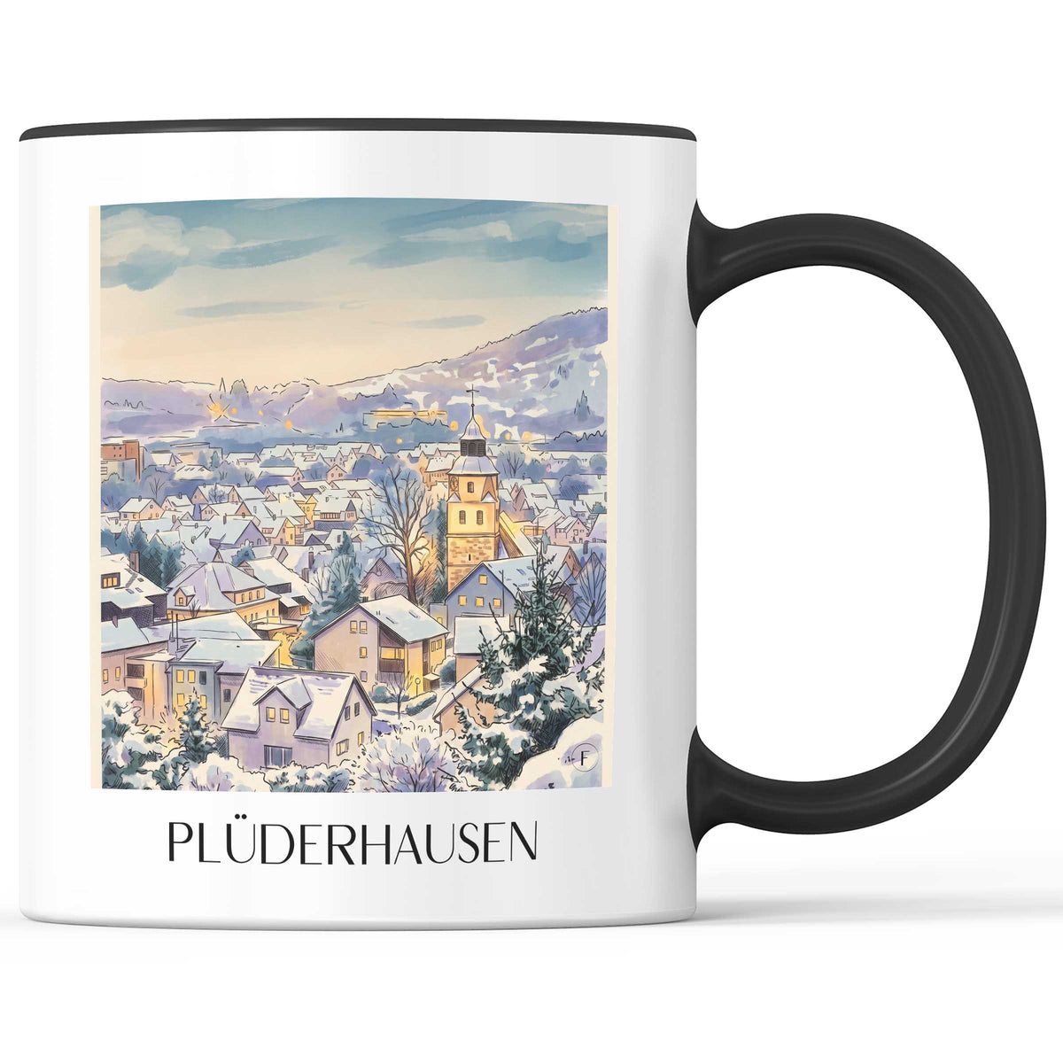 plüderhausen-schwäbische-alb-deutschland-kaffeebecher-aquarell