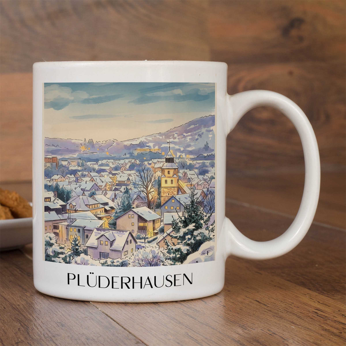 plüderhausen-schwäbische-alb-deutschland-kaffeebecher-aquarell