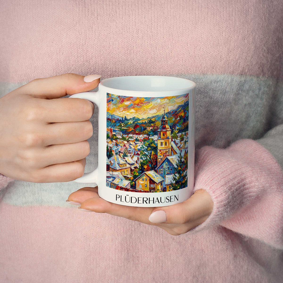 plüderhausen-schwäbische-alb-deutschland-kaffeebecher-oil-painting-oelgemaelde