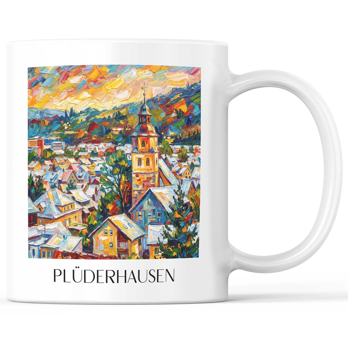 plüderhausen-schwäbische-alb-deutschland-kaffeebecher-oil-painting-oelgemaelde