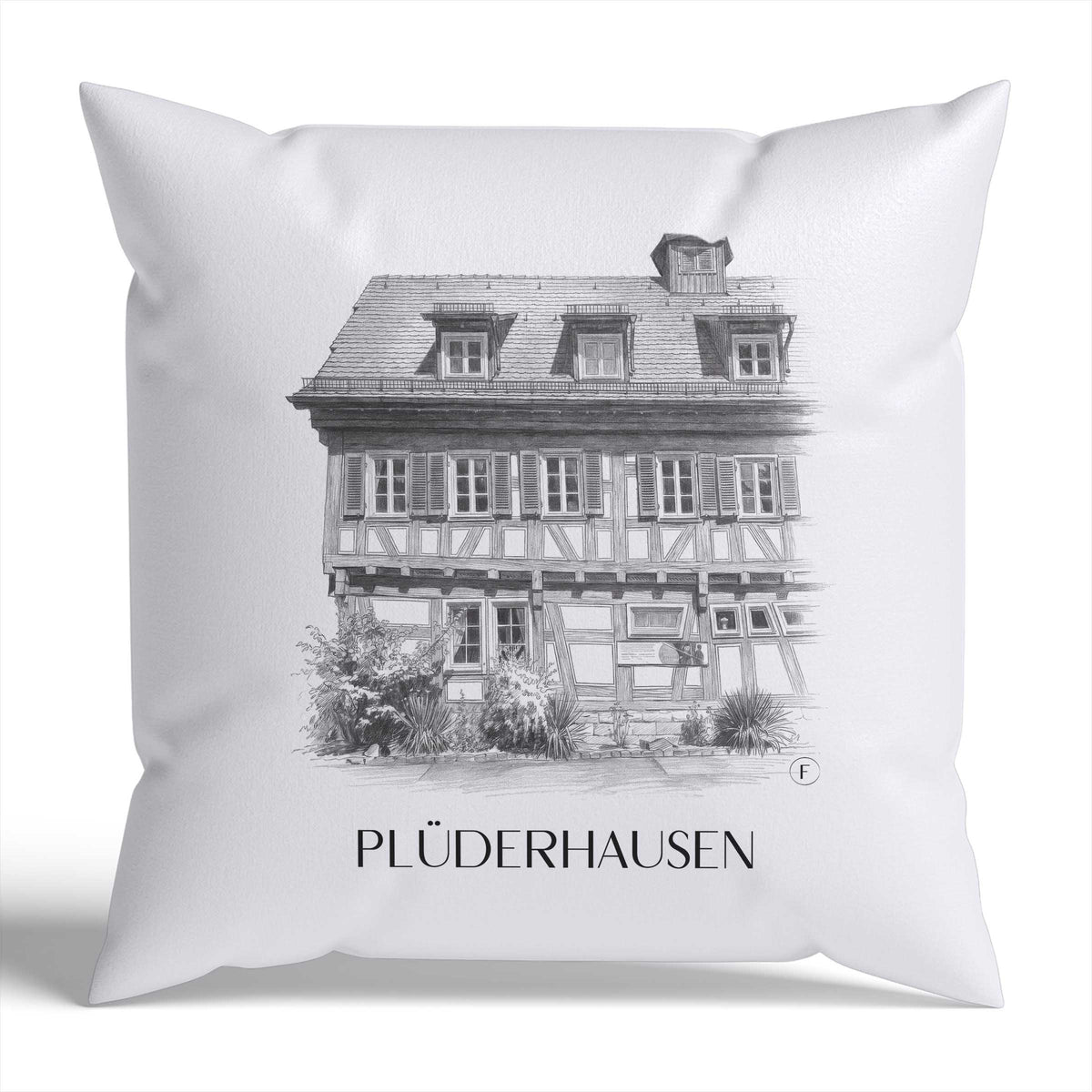 plüderhausen-deutschland-deutschland-kissenbezug-bleistift-zeichnung-drawing
