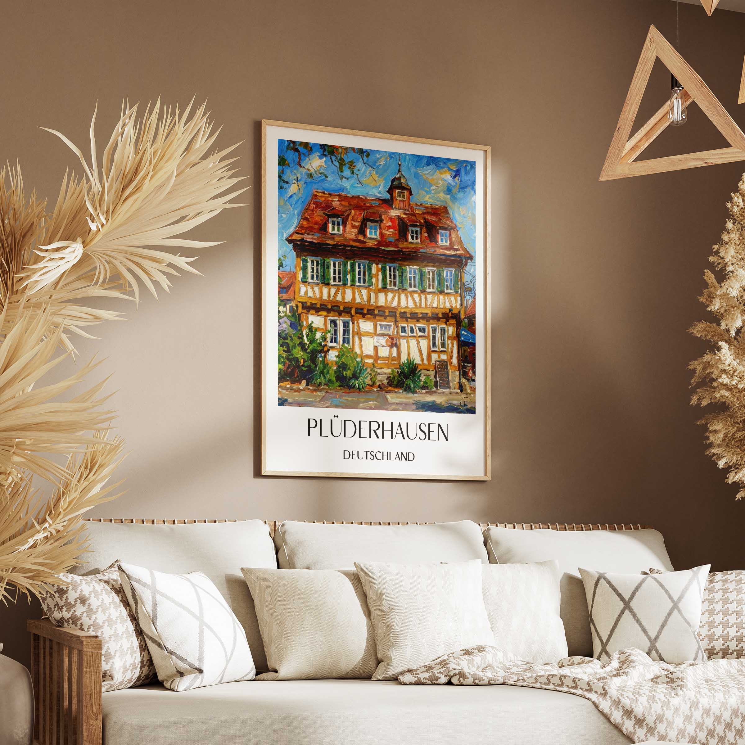 plüderhausen-deutschland-poster-oil-painting-oelgemaelde