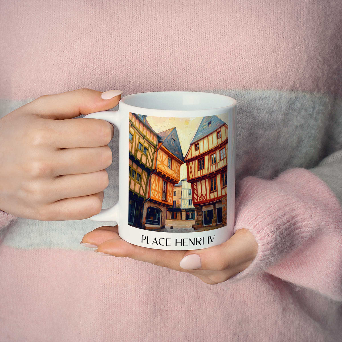 place-henri-iv-vannes-frankreich-kaffeebecher-oil-painting-oelgemaelde