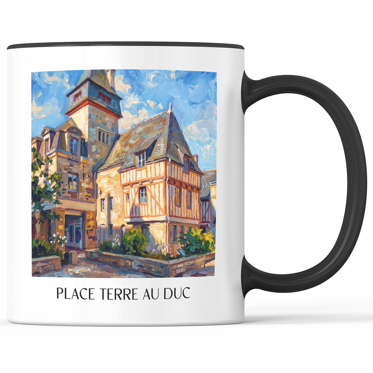 place-terre-au-duc-quimper-frankreich-kaffeebecher-oil-painting-oelgemaelde