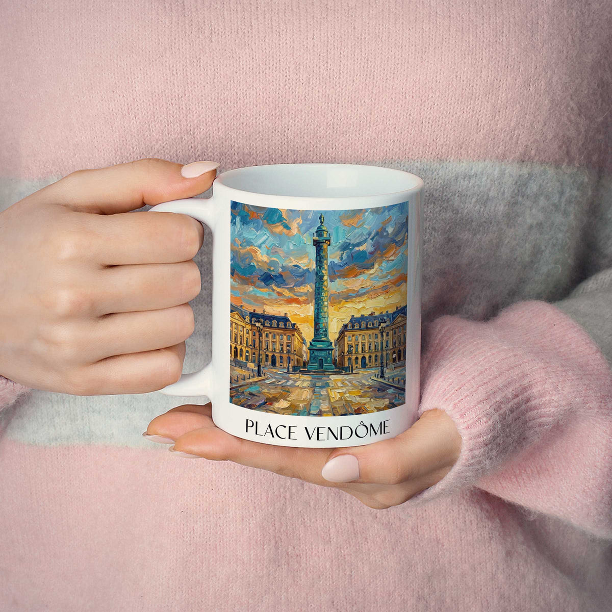 place-vendôme-paris-frankreich-kaffeebecher-oil-painting-oelgemaelde