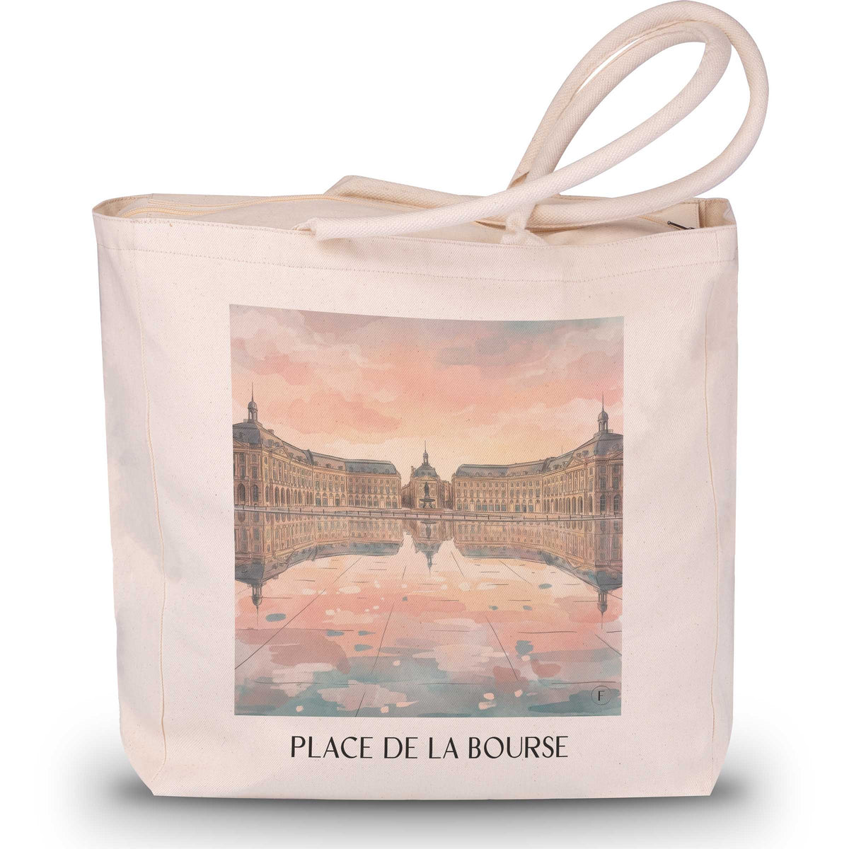 place-de-la-bourse-bordeaux-frankreich-einkaufstasche-aquarell