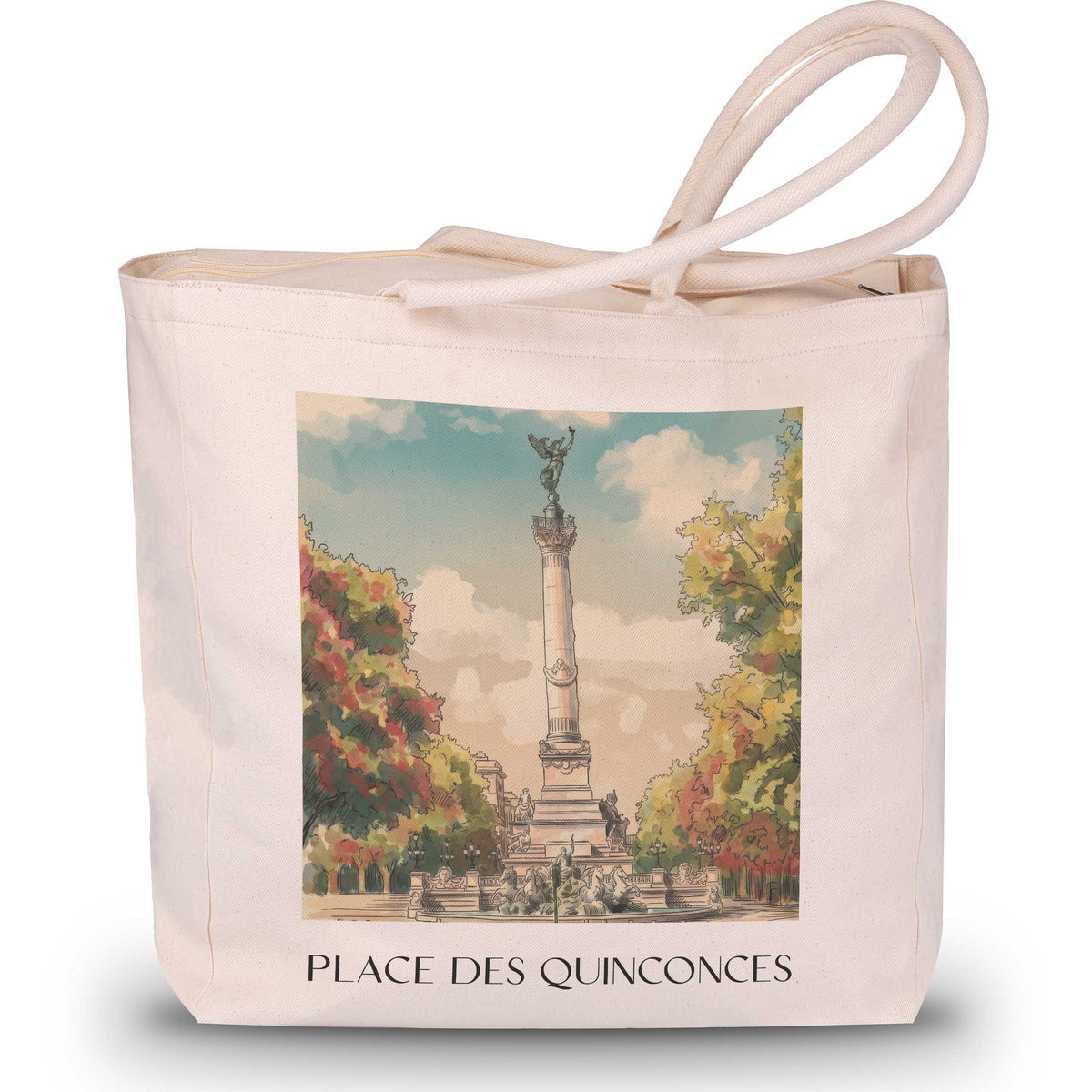place-des-quinconces-bordeaux-frankreich-einkaufstasche-aquarell