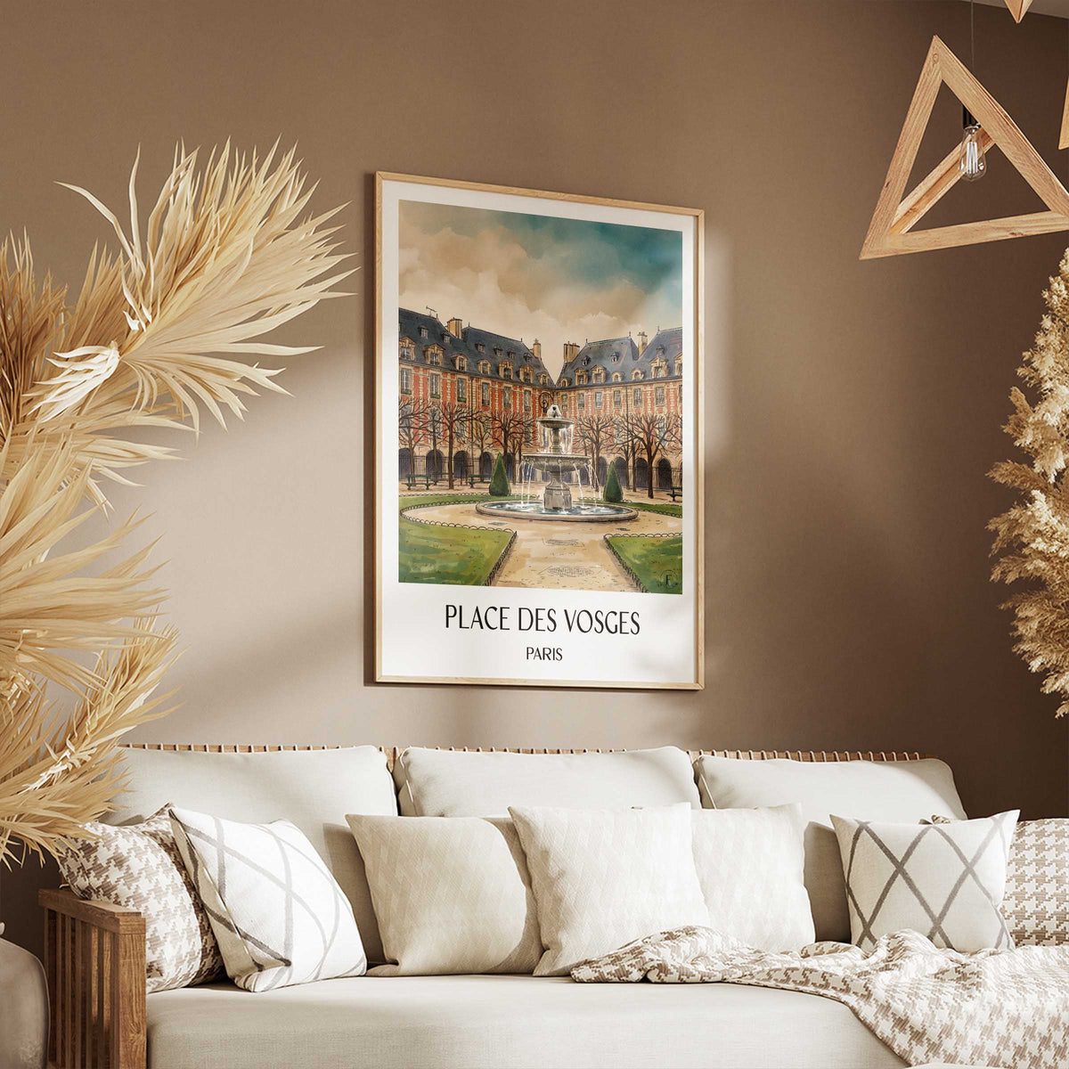place-des-vosges-paris-frankreich-poster-aquarell