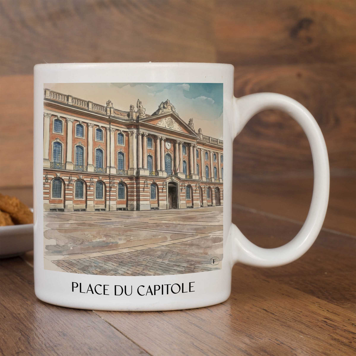 place-du-capitole-toulouse-frankreich-kaffeebecher-aquarell