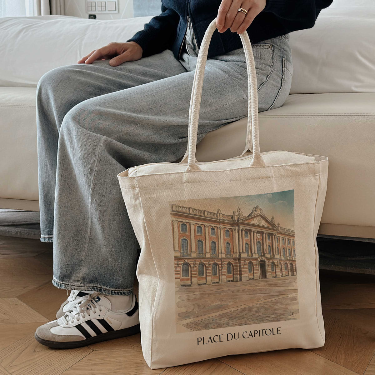 place-du-capitole-toulouse-frankreich-einkaufstasche-aquarell