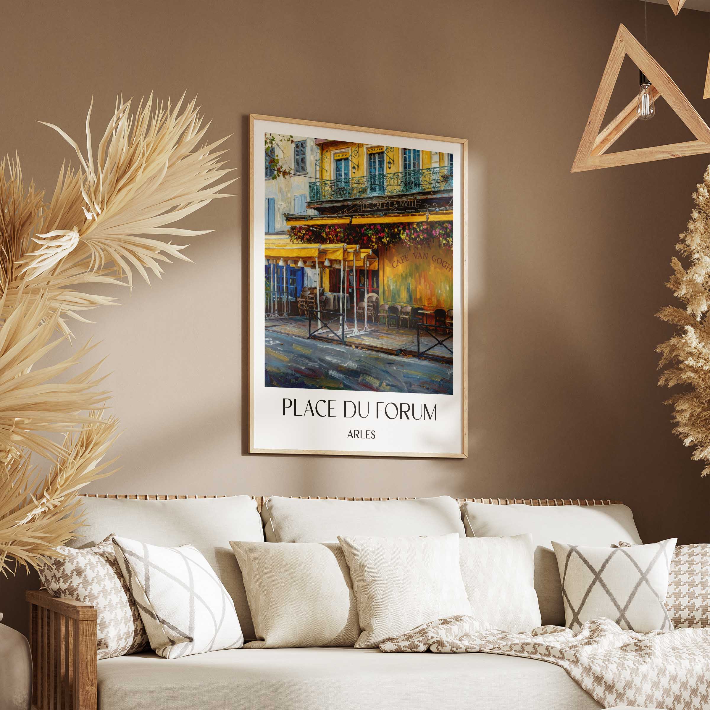 place-du-forum-arles-frankreich-poster-oil-painting-oelgemaelde
