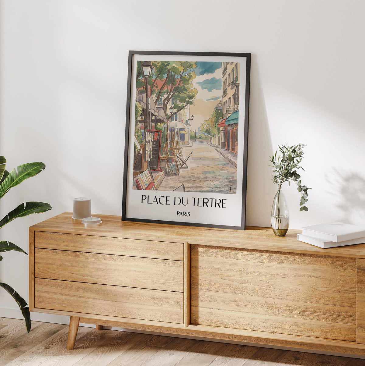 place-du-tertre-paris-frankreich-poster-aquarell