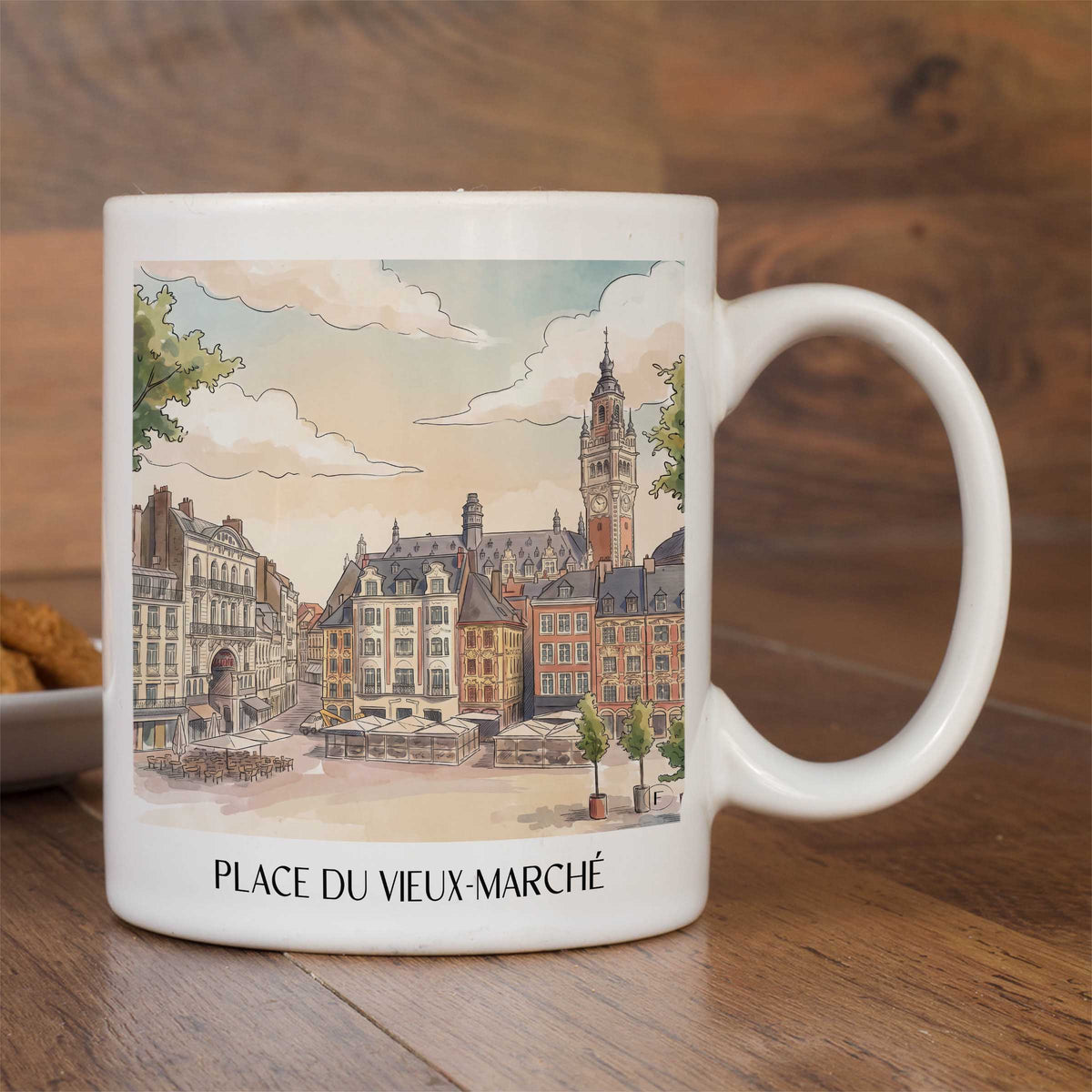 place-du-vieux-marché-rouen-frankreich-kaffeebecher-aquarell