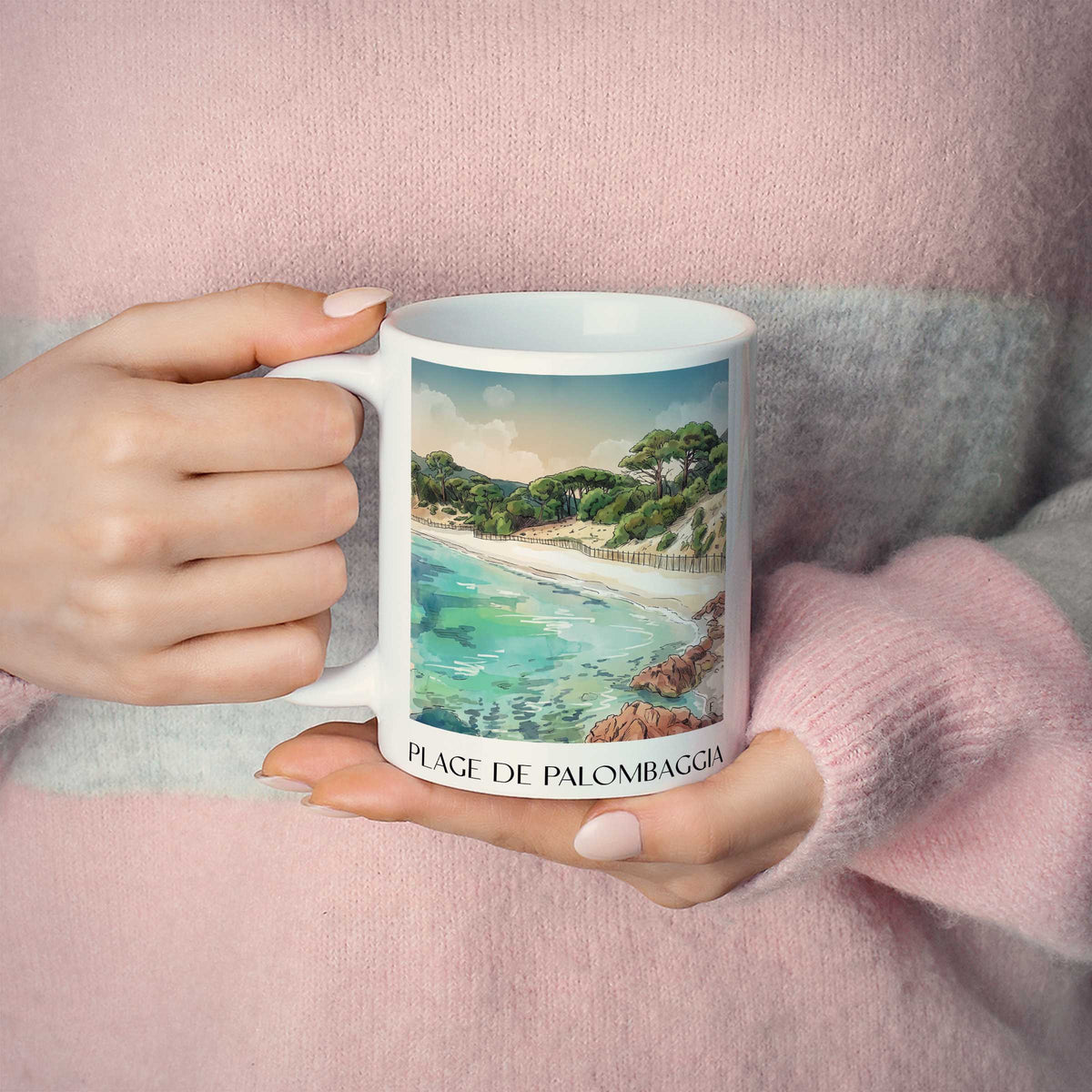 plage-de-palombaggia-porto-vecchio-frankreich-kaffeebecher-aquarell