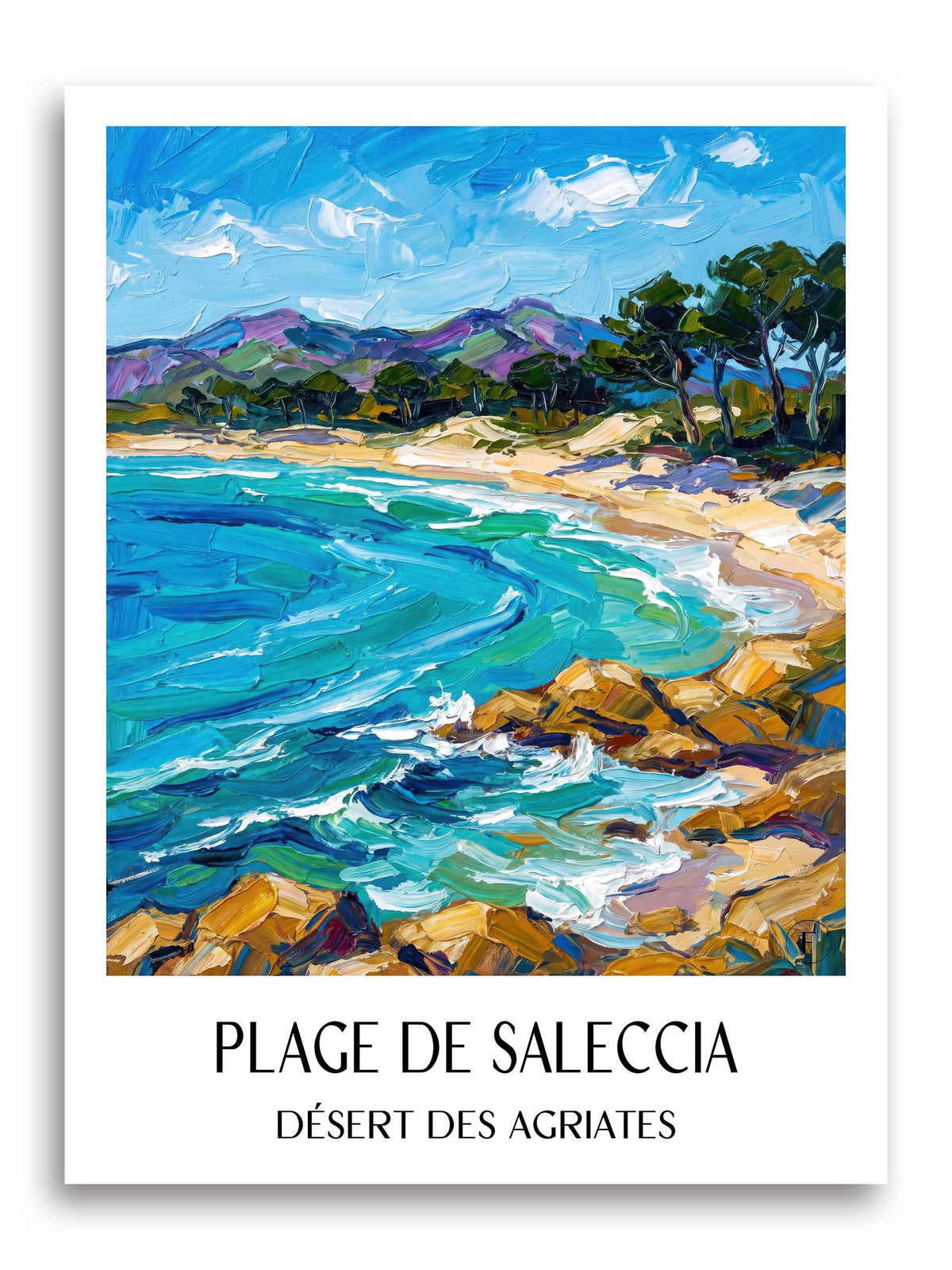 plage-de-saleccia-désert-des-agriates-frankreich-poster-oil-painting-oelgemaelde