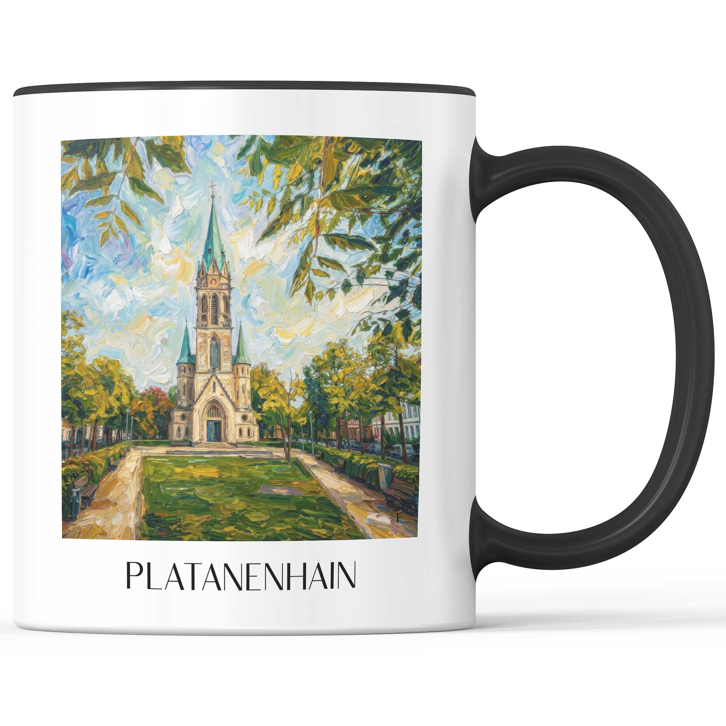 platanenhain-darmstadt-deutschland-kaffeebecher-oil-painting-oelgemaelde