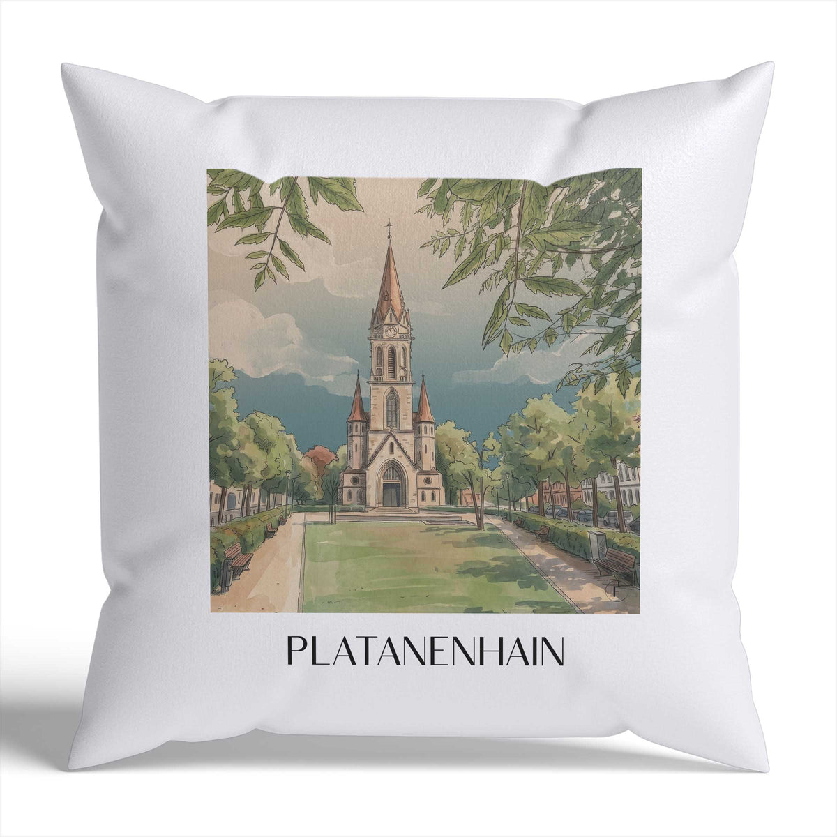 platanenhain-darmstadt-deutschland-kissenbezug-aquarell