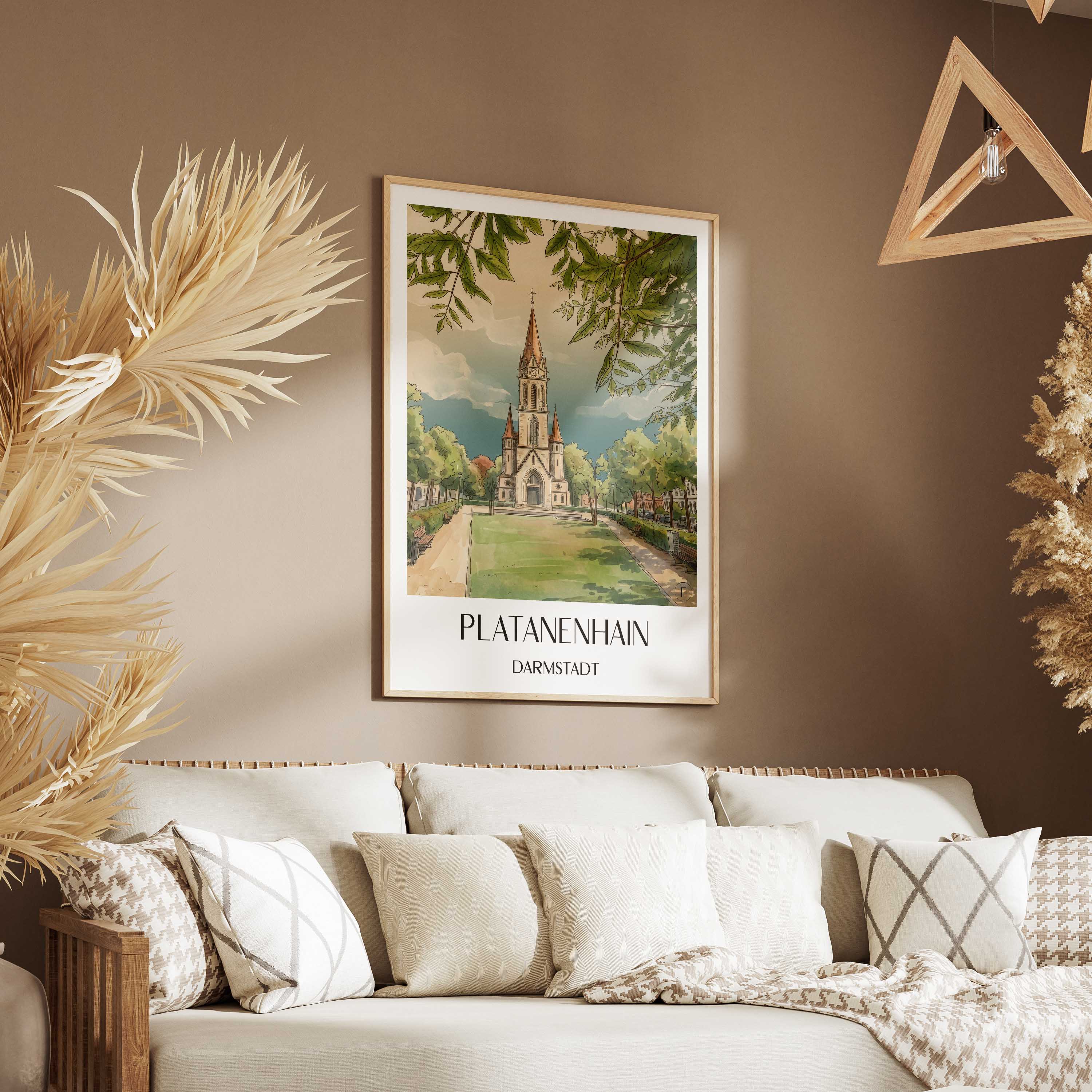 platanenhain-darmstadt-deutschland-poster-aquarell