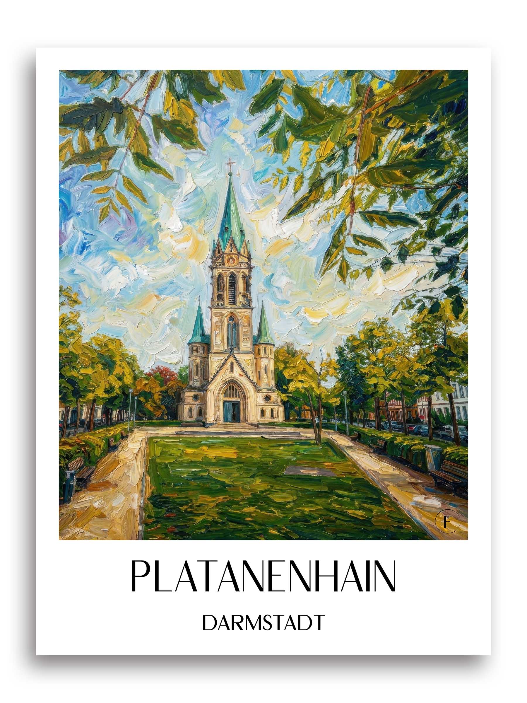 platanenhain-darmstadt-deutschland-poster-oil-painting-oelgemaelde