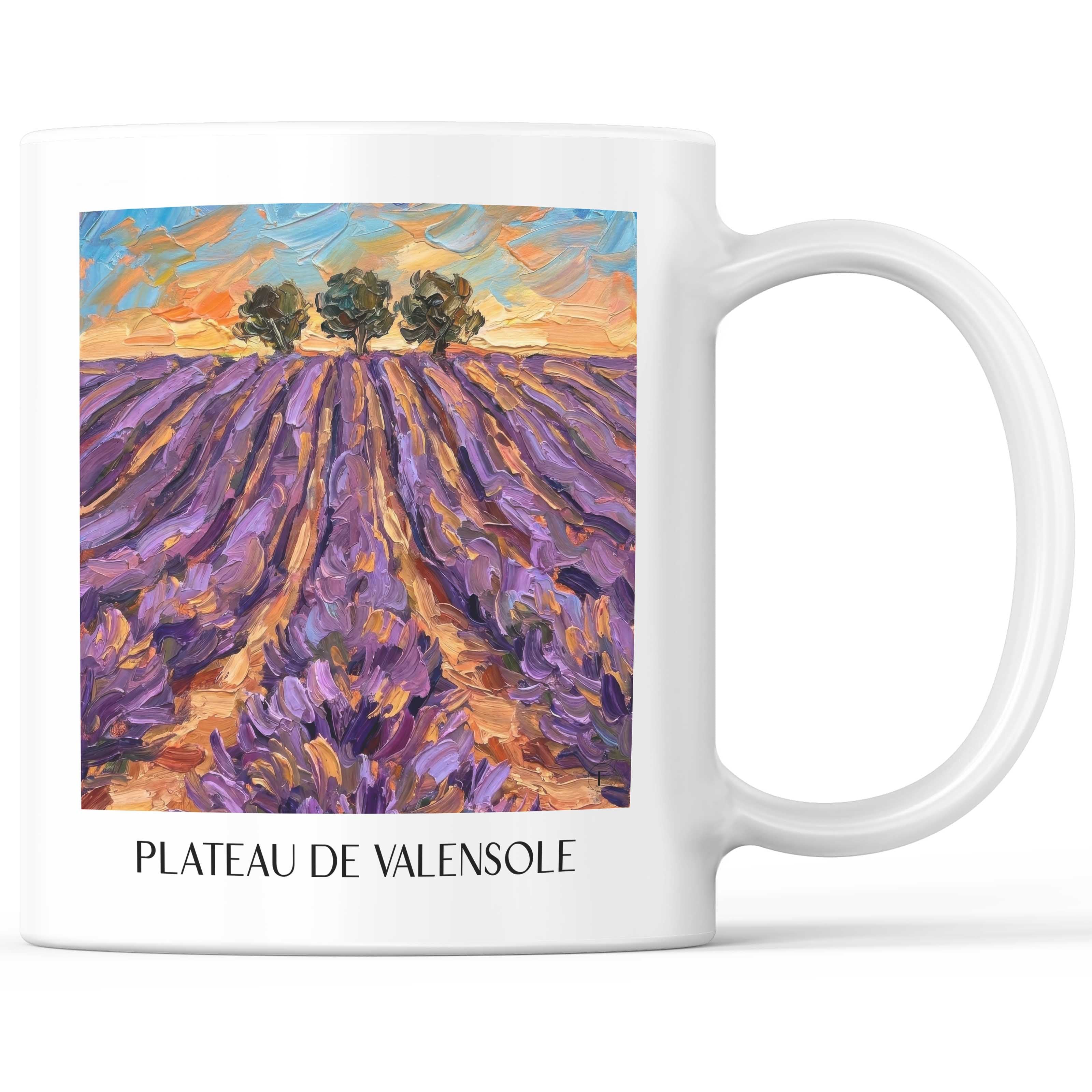 plateau-de-valensole-provence-frankreich-kaffeebecher-oil-painting-oelgemaelde